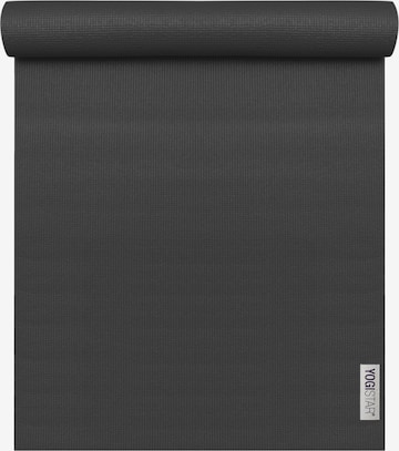 YOGISTAR.COM Mat '183 cm x 61 cm x 4 mm' in Black: front