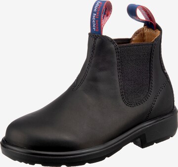 Blue Heeler Boots in Black: front
