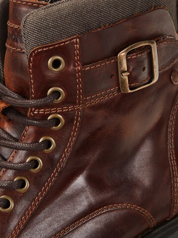 Bottines à lacets 'Albany' JACK & JONES en marron