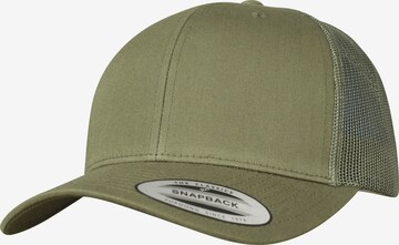 Casquette Flexfit en vert : devant