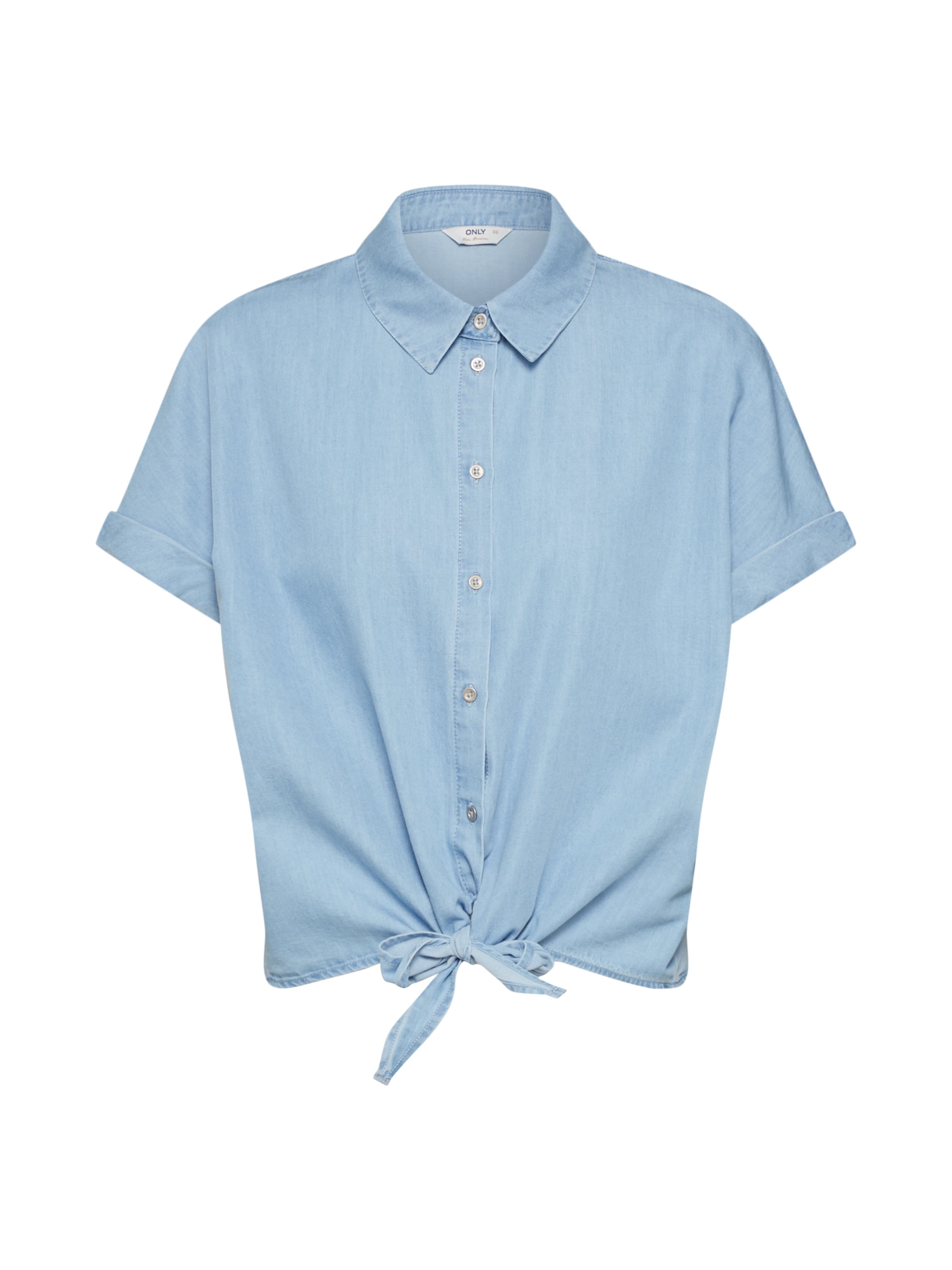 ONLY - Blouse 'Milen' in de kleur Lichtblauw