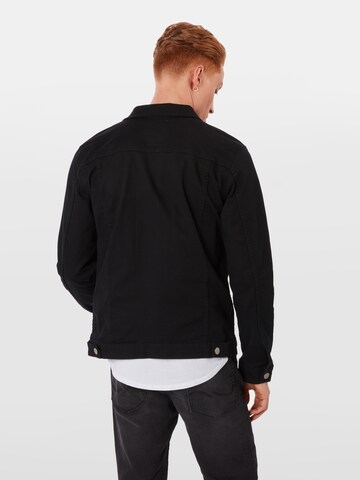 JACK & JONES Between-Season Jacket 'Alvin' in Black