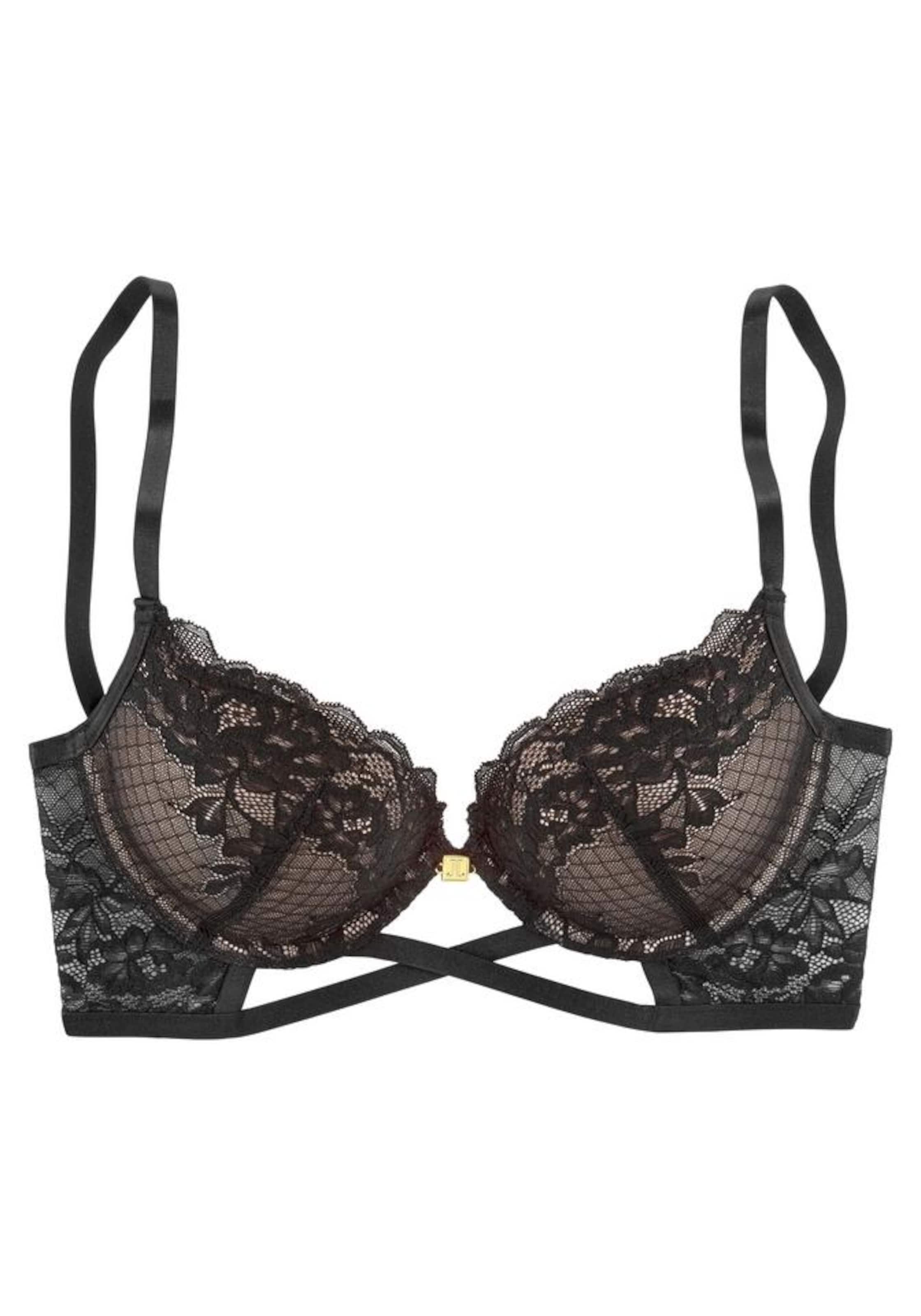 JETTEPush-up Grudnjak - crna boja: prednji dio