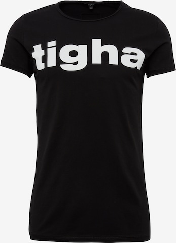 tigha Shirt in Zwart: voorkant