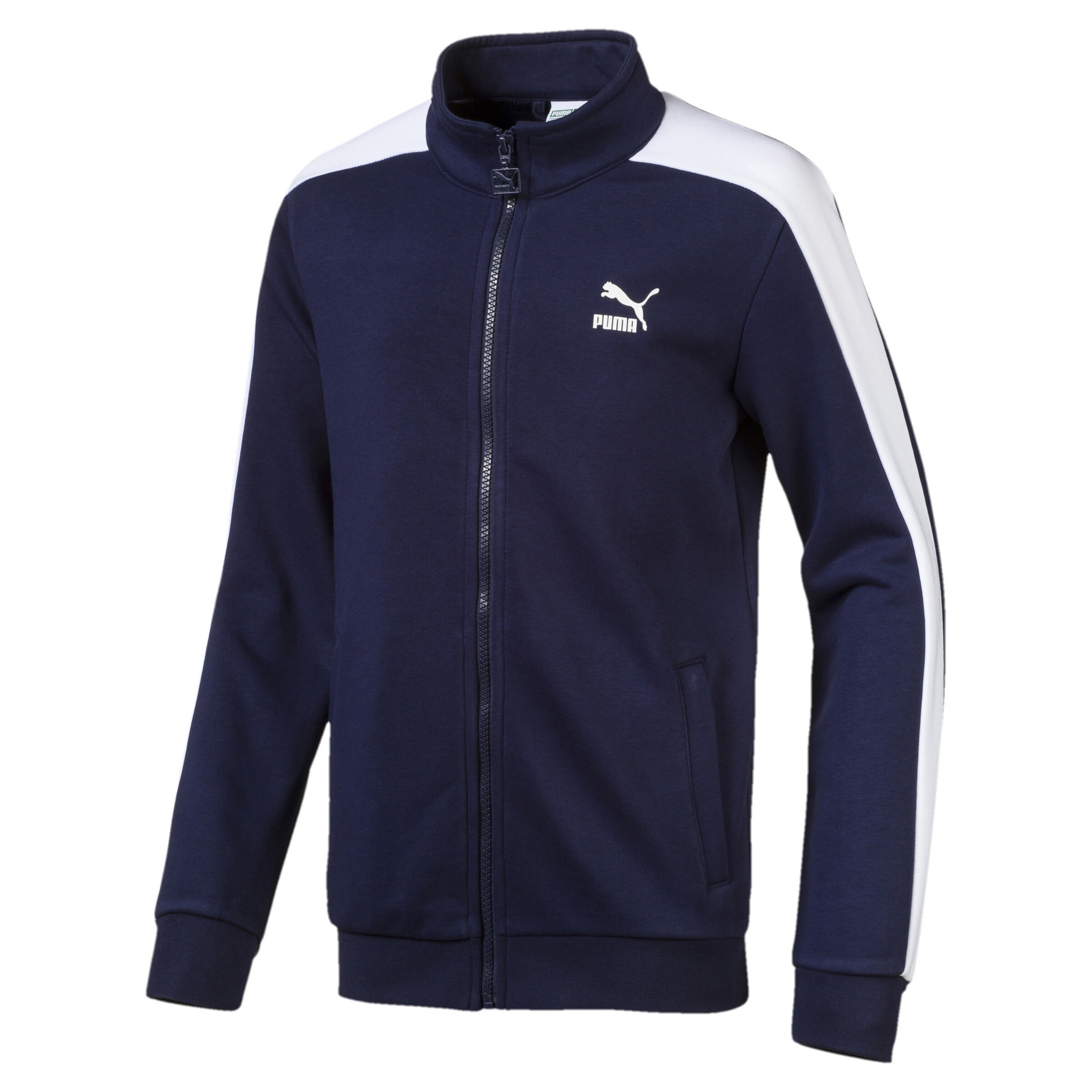 PUMA - Sportief sweatvest 'T7' in de kleur Navy