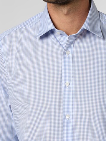 Finshley & Harding Slim fit Zakelijk overhemd in Blauw