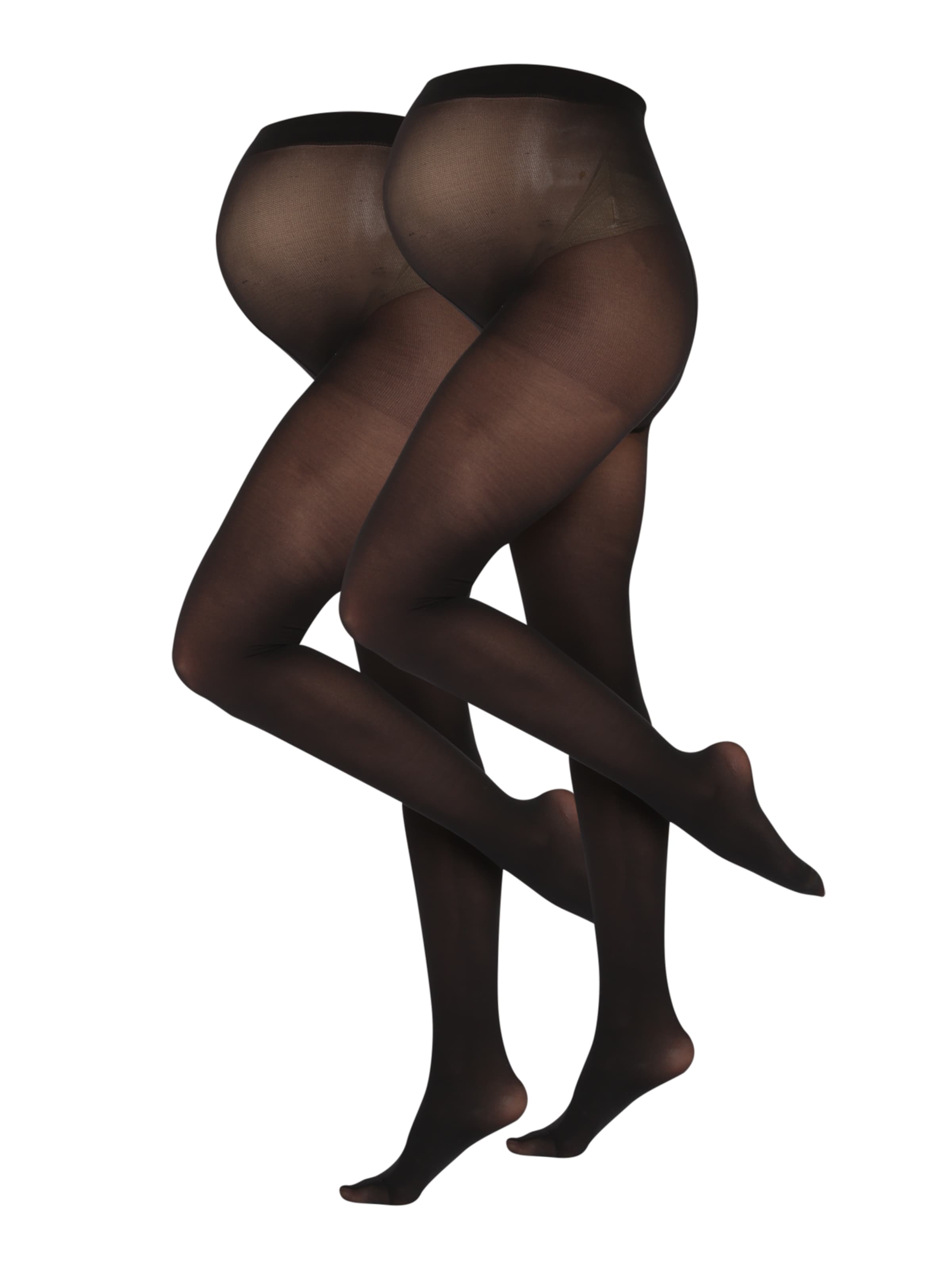 MAMALICIOUS Normální Jemné punčocháče – černá: přední strana