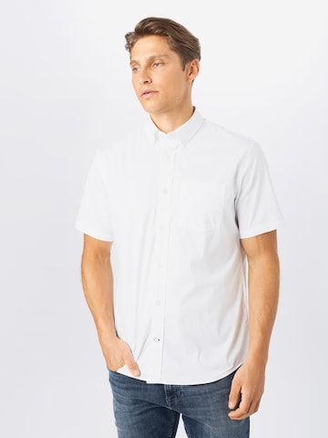 GAP Slim fit Overhemd 'PERFORMANCE' in Wit: voorkant