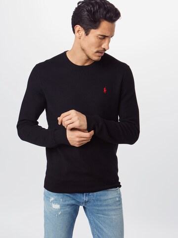 Polo Ralph Lauren Sweater 'LS CN PP' in Black: front
