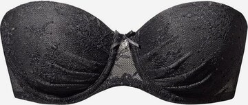 LASCANA Push-up Bra in Black: front