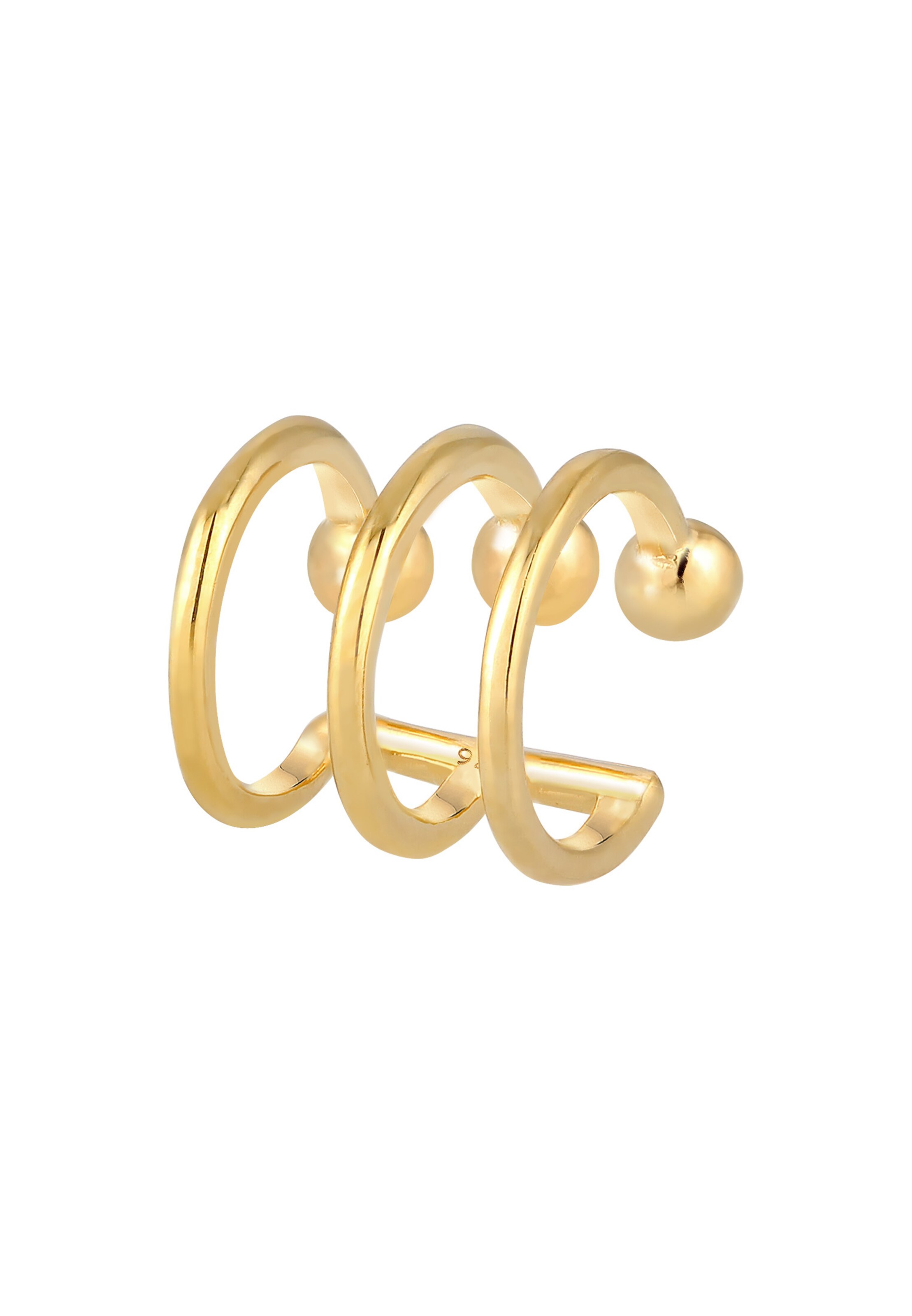 Boucles d'oreilles ELLI en or : devant