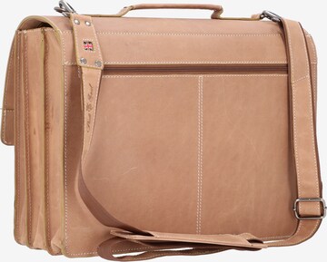 Pride and Soul Document Bag 'Earl' in Brown