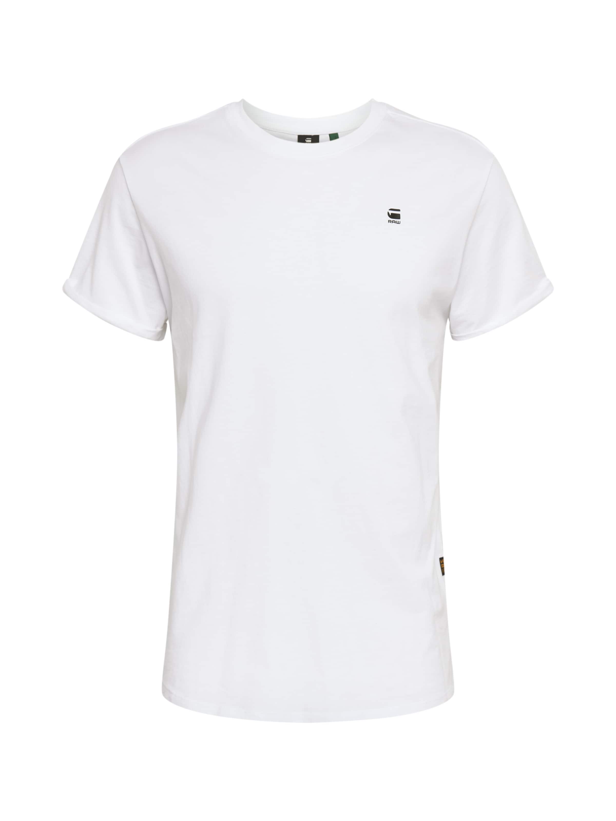 G-STAR T-shirt 'Lash' i vit: framsida