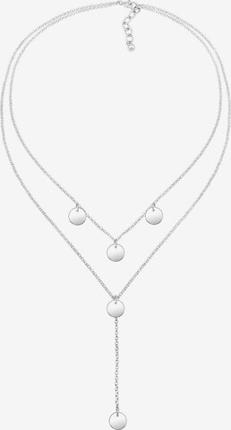 ELLI Necklace 'Geo' in Silver: front