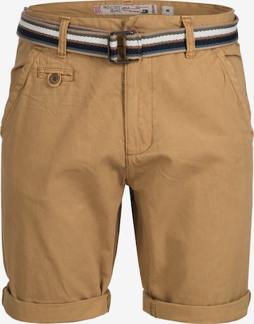 INDICODE JEANS Shorts 'Cuba' in Beige: predná strana