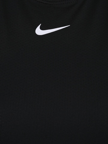 NIKE Top sportowy w kolorze czarny