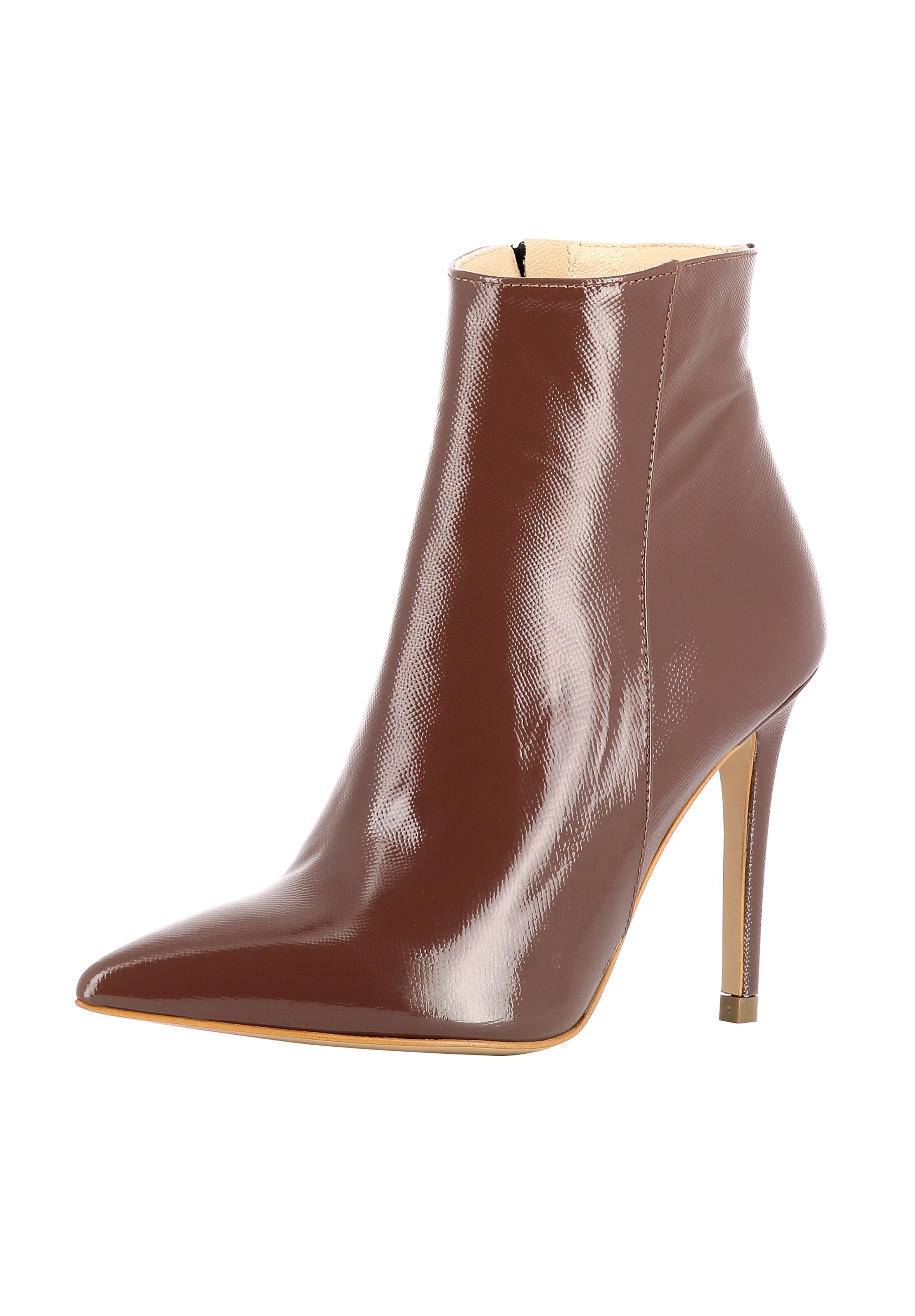 EVITA Enkellaarsjes in Bruin: voorkant