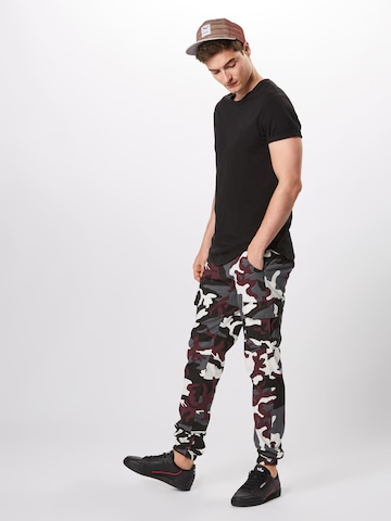 Urban Classics Tapered Cargobroek in Grijs