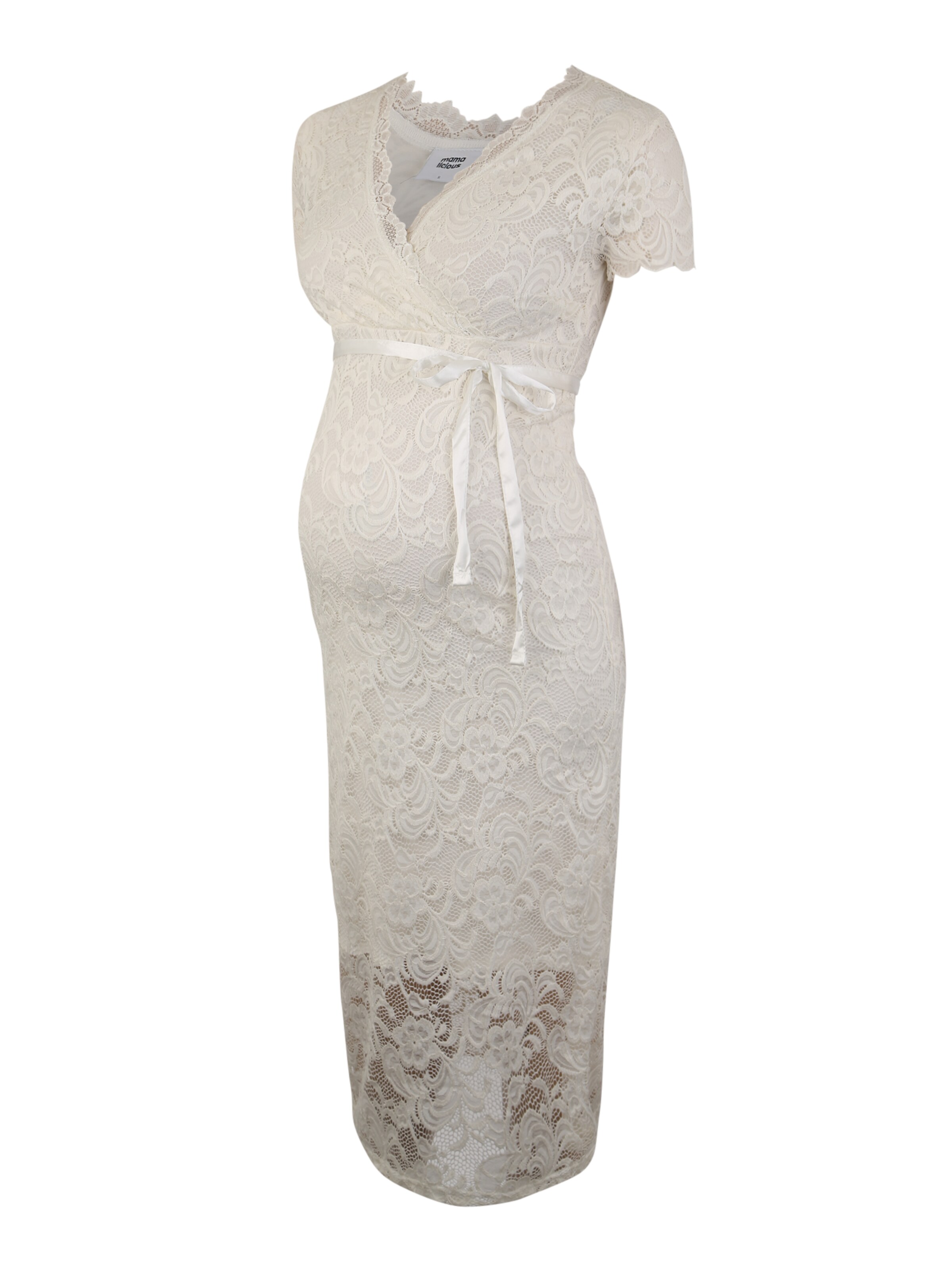 MAMALICIOUS - Kleid 'Mlmivana' in perlweiß