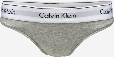 Calvin Klein Underwear Στρινγκ σε γκρι μελανζέ / μαύρο / λευκό, Άποψη προϊόντος