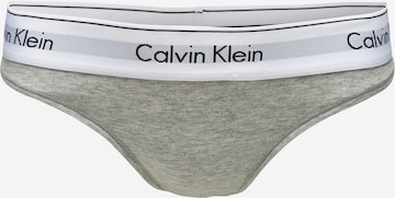 Calvin Klein Underwear Thong in Grey: front