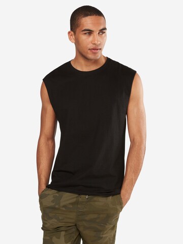 T-Shirt Urban Classics en noir : devant