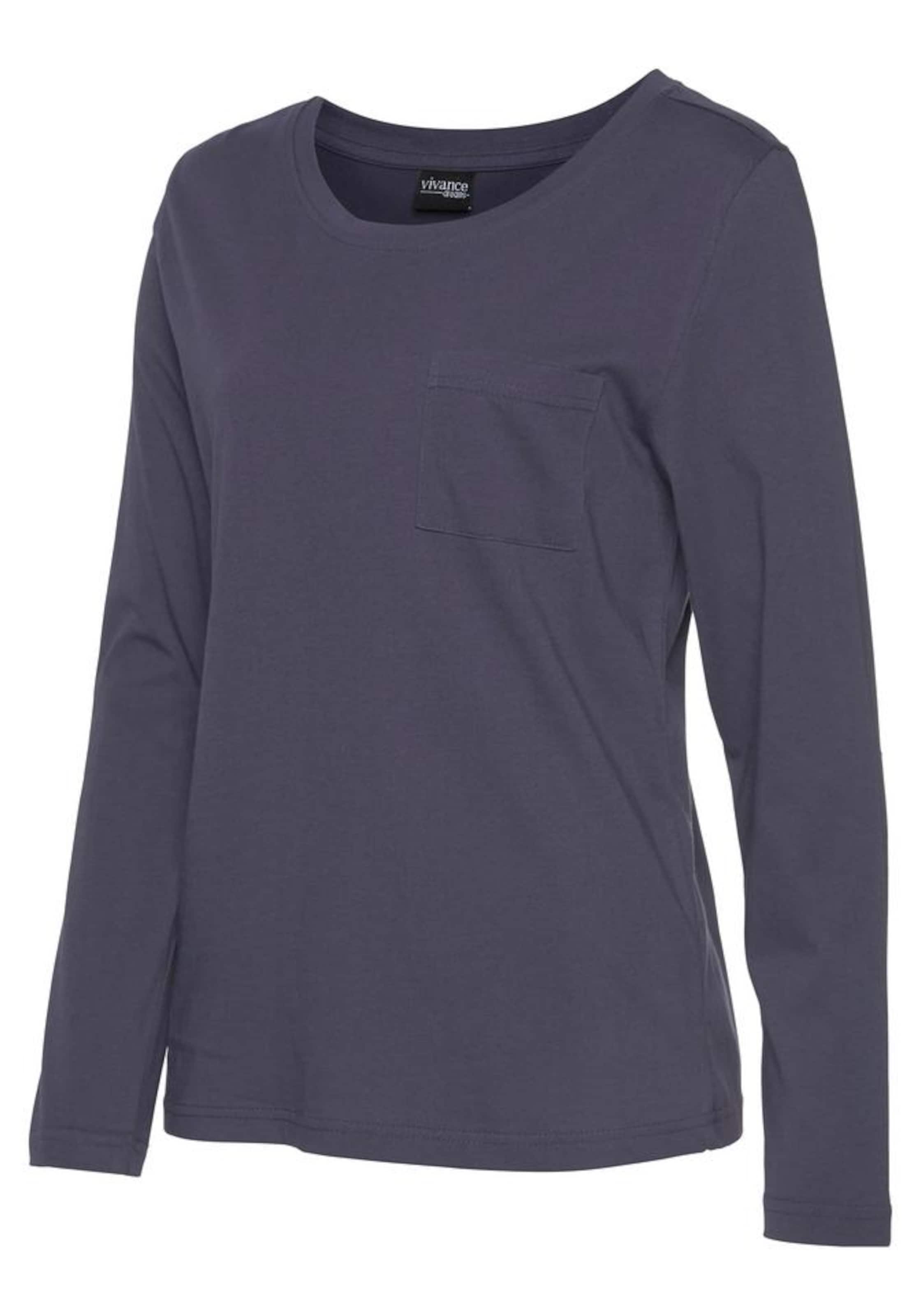 VIVANCE Pižama 'Dreams' | modra barva