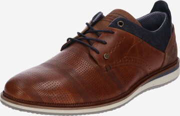 BULLBOXER Lace-Up Shoes in Brown: front