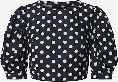 NU-IN Bluse in schwarz / weiß, Produktansicht