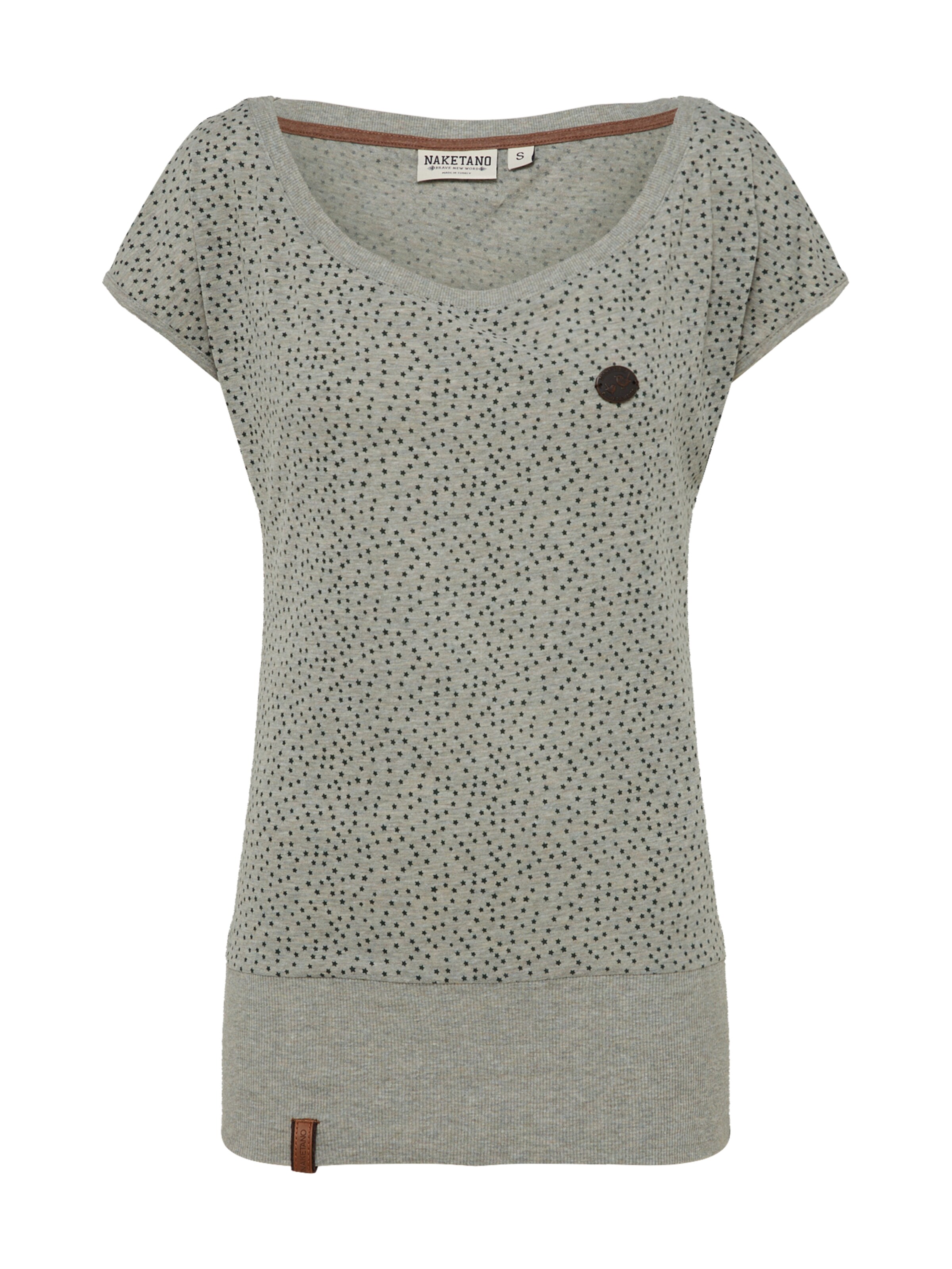 naketano - Shirt 'Dizzel Dizzel Dizzel' in de kleur Grijs