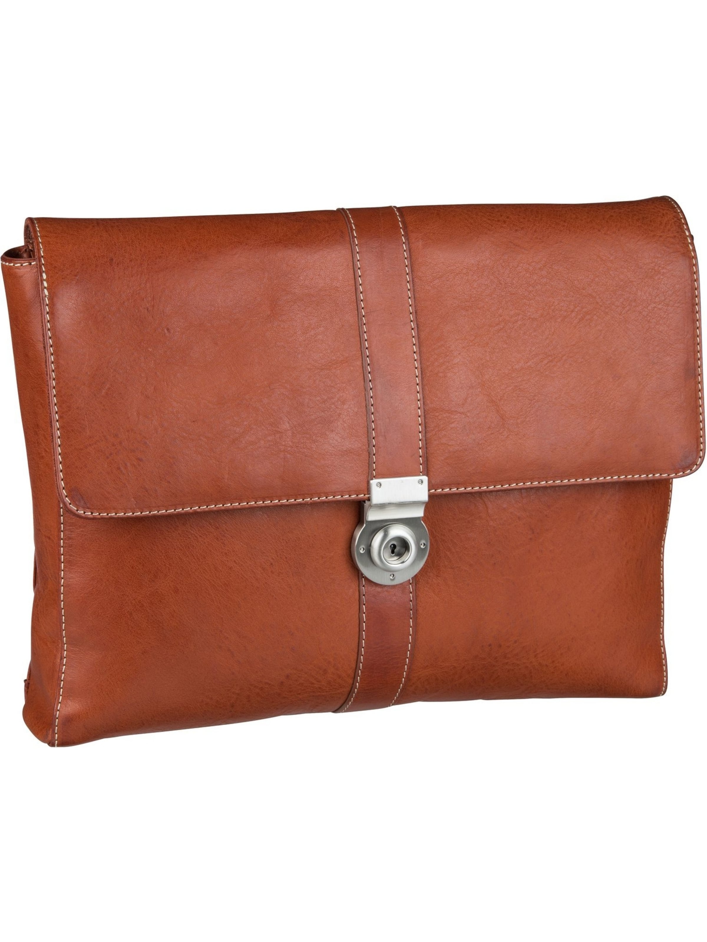 Porte-documents 'Bergamo 6849 Konferenzmappe' LEONHARD HEYDEN en marron : devant