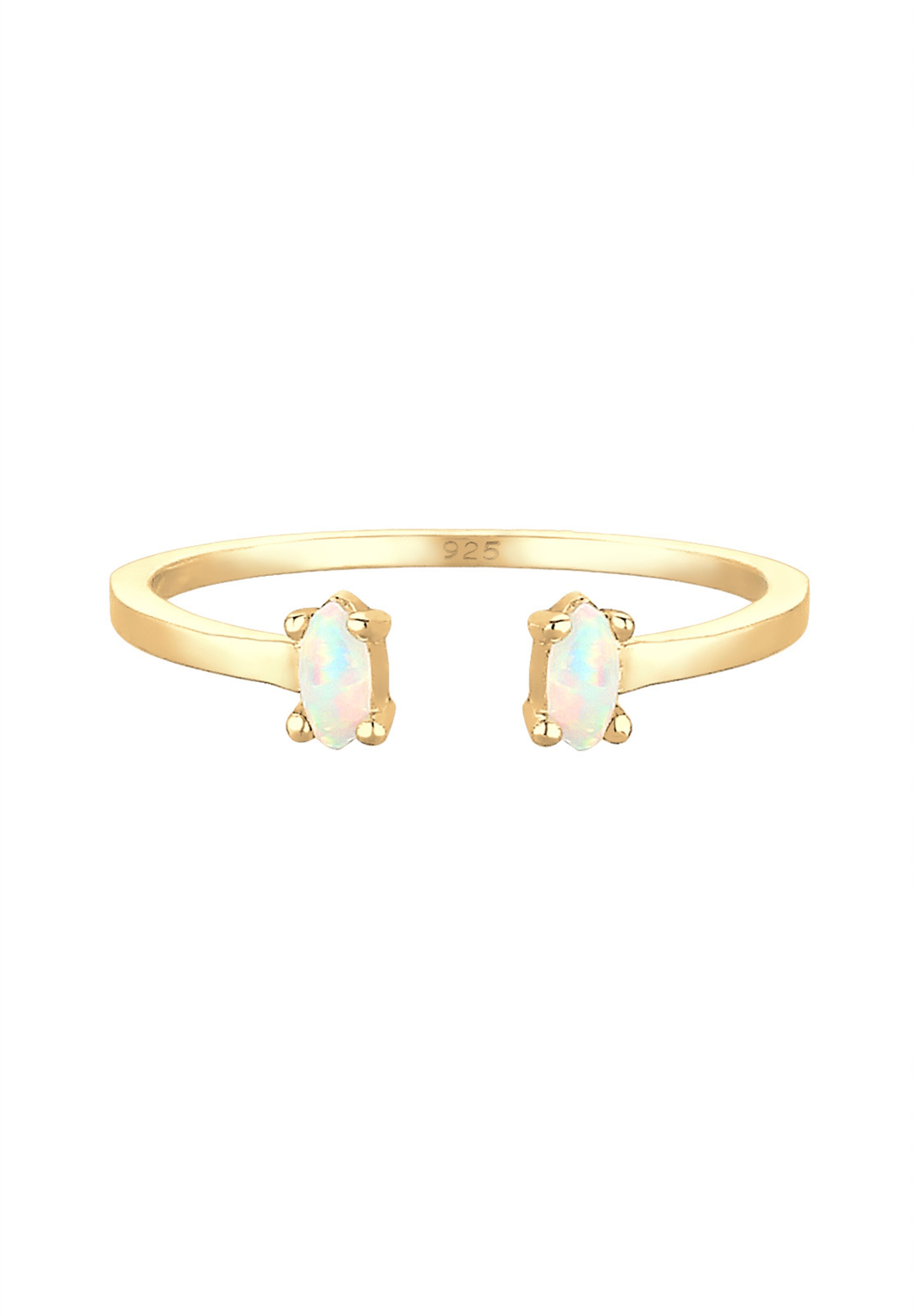 ELLI Ring 'Opal' in Goud