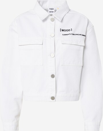 ABOUT YOU x GNTMPrijelazna jakna 'Lynn' - bijela boja: prednji dio