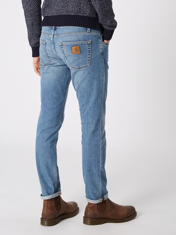 Carhartt WIP - Slimfit Vaquero 'Rebel' en azul: atrás