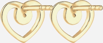 Elli DIAMONDS Earrings 'Herz' in Gold