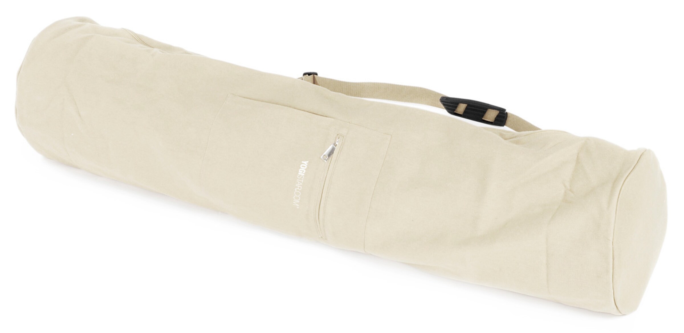 YOGISTAR.COM - Yogatasche Basic - Zip - Extra Big - Cotton - 109 Cm in weiß