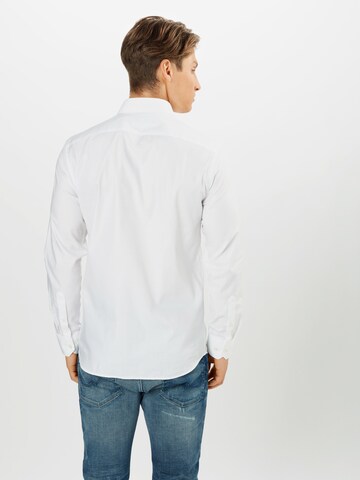 JACK & JONES - Ajuste estrecho Camisa 'Royal' en blanco