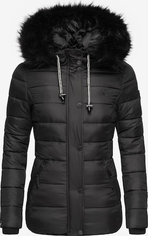 NAVAHOO Winter Jacket 'Zuckerbiene' in Black: front