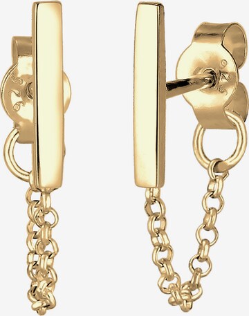 ELLI Earrings 'Geo, Kette' in Gold: front