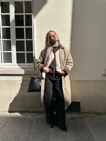 Beige Coat Look by Pieces