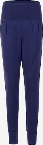 KAMAH Tapered Workout Pants 'Сharlotte' in Blue: front