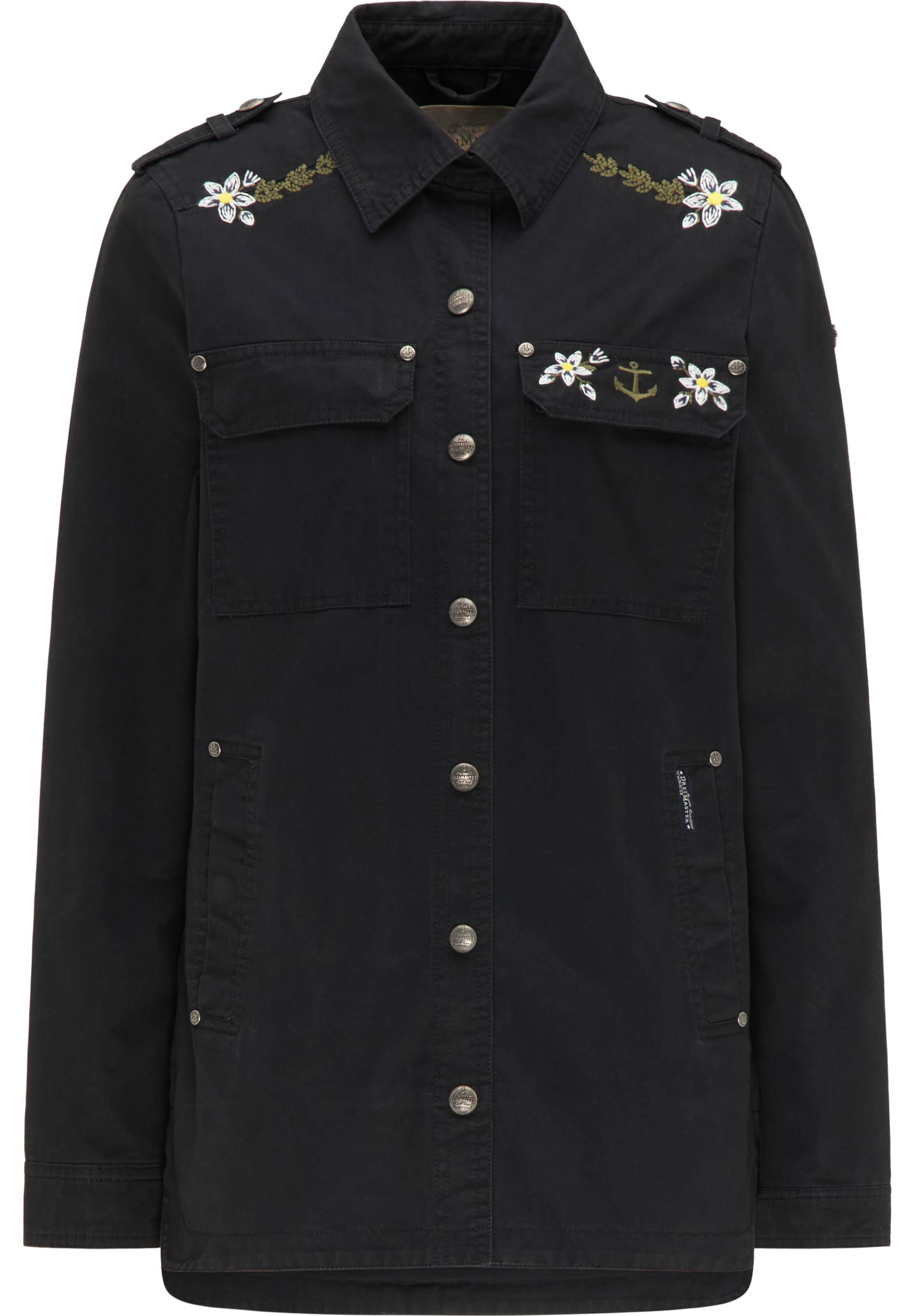 DREIMASTER Prechodná bunda - Čierna: predná strana