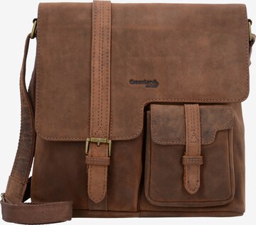 Greenland Nature Crossbody Bag in Brown: front