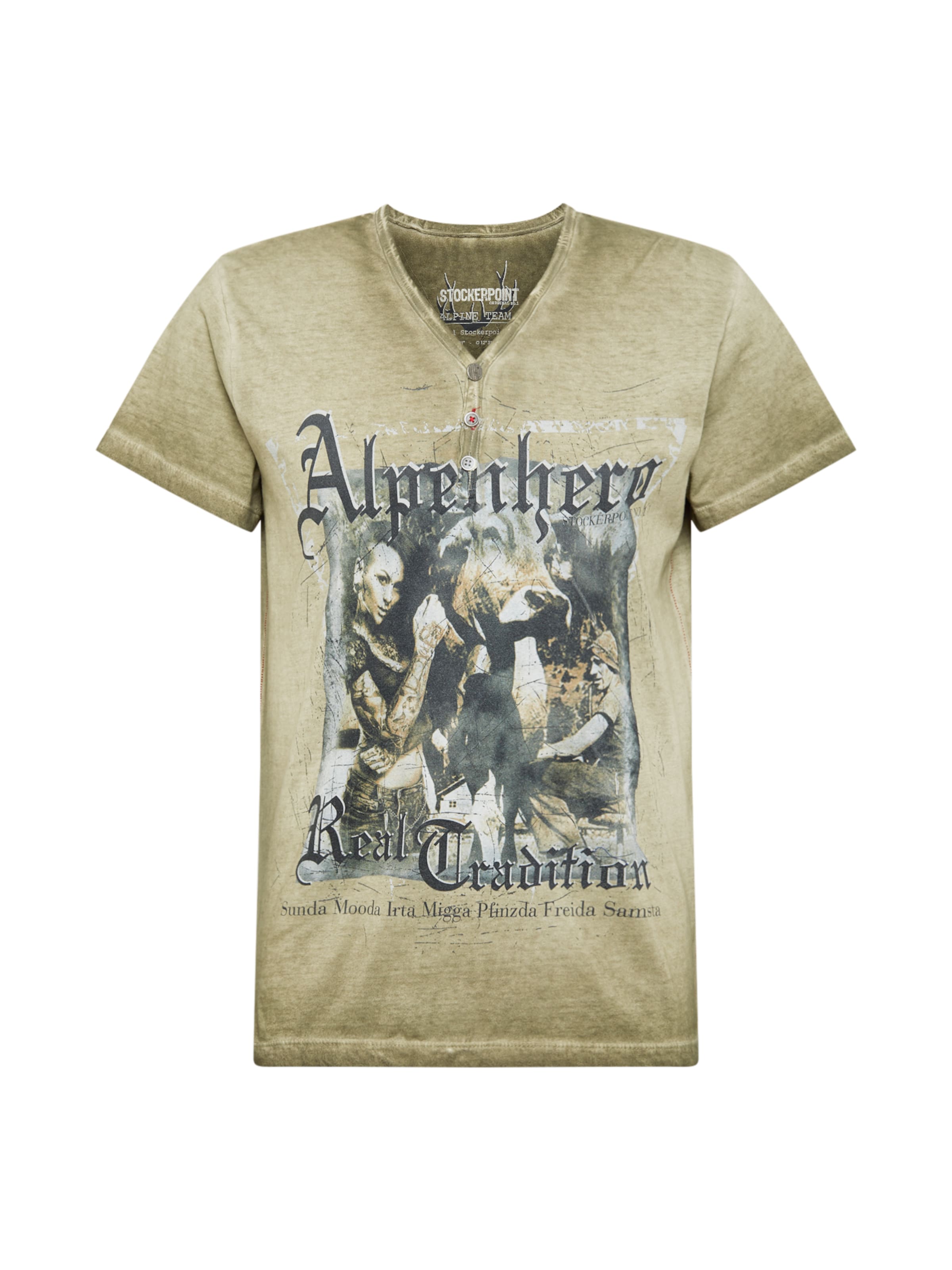 STOCKERPOINT Shirt 'Alpenhero' in Grün: Vorderseite