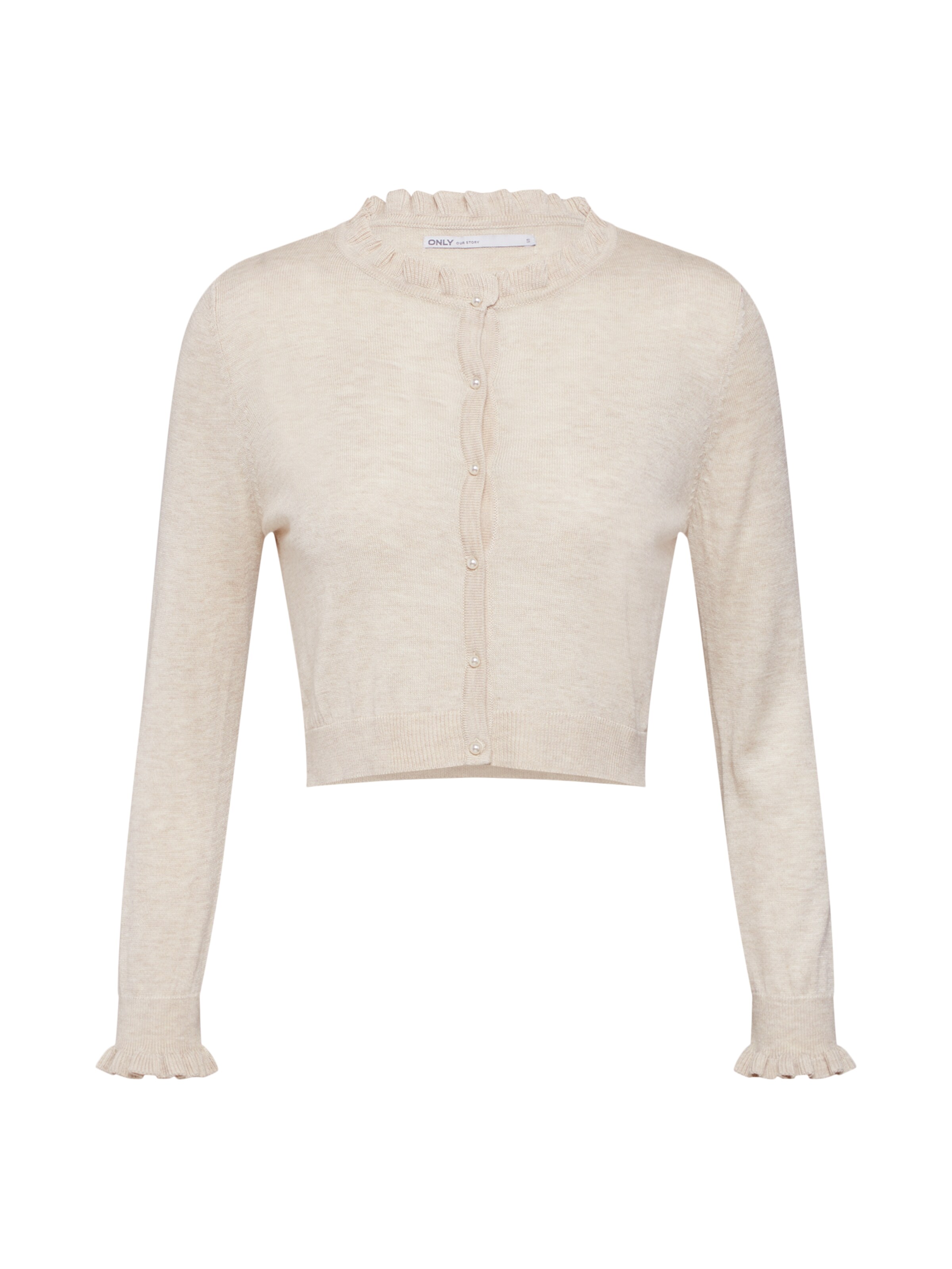 ONLY - Gebreid vest 'Mary' in de kleur Stone grey