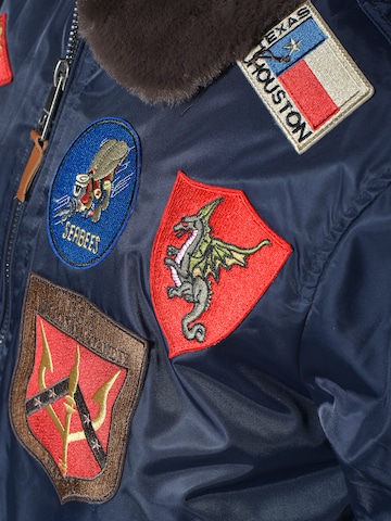 TOP GUN Between-season jacket in Blue