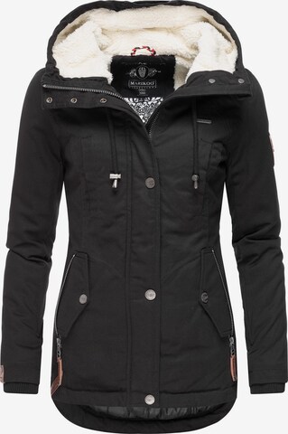 MARIKOO Winter jacket 'Bikoo' in Black: front