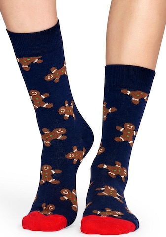 Chaussettes 'Gingerbread' Happy Socks en bleu