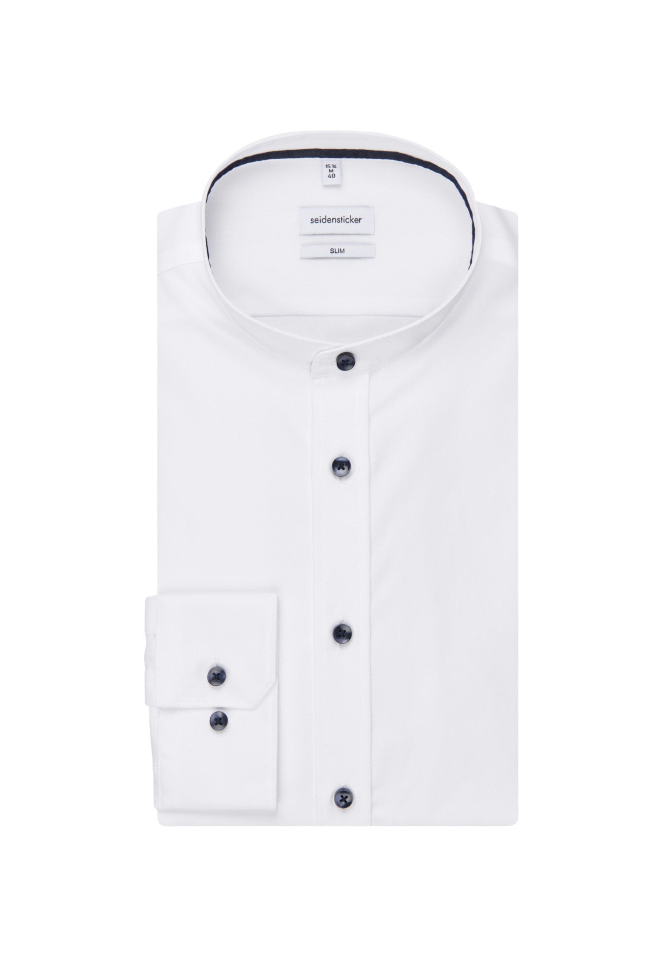 SEIDENSTICKER Slim Fit Businesshemd Slim in Weiß: Vorderseite
