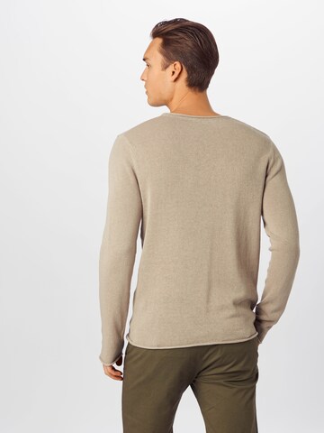 JACK & JONES Regular Fit Pullover in Beige